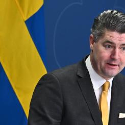 Claudio Bresciani/TT: Sverigedemokraternas ekonomisk-politiske talesperson Oscar Sjöstedt säger att SD skulle se det som ett brott mot Tidövavtalet med regeringen om reduktionsplikten bara halveras. Noll är SD:s mål. Arkivbild.