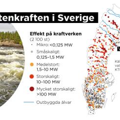 Anna-Lena Lindqvist: Sveriges 2 100 vattenkraftverk med olika kapacitet. Samt de sista fyra outbyggda älvarna.