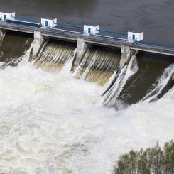 Junge, Heiko NTB/TT: Försenad vårflod trycker upp elpriset, enligt Vattenfall. Arkivbild