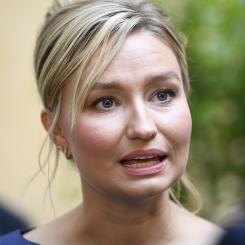 Oscar Olsson/TT: Energiminister Ebba Busch (KD) har pratat framtida energi med alla riksdagspartierna. Arkivbild.