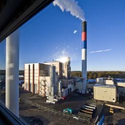 Fjärrvärmeverk Hässleholm. Pressbild: Hässleholm Miljö