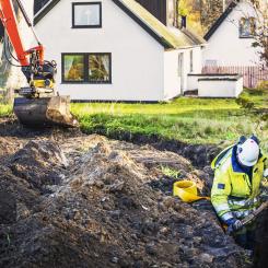 Avgrävda kablar orsakar stora problem och kostnader - ofta i onödan, visar en rapport från E.ON. Foto: Apelöga.