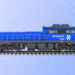 Vosslohs senaste rullande materiel för rangeringsarbeten. Foto: VRS/ Vossloh