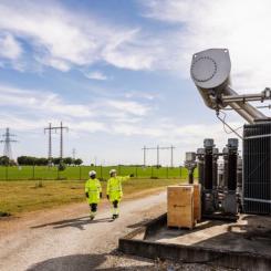 Den nya anläggningen i Finsjö ska innehålla ett utomhusställverk med två nya krafttransformatorer samt en ny byggnad för kontrollrum. Investeringen är en del av E.ONs största investeringsprogram hittills - mellan 2024 och 2027 investerar bolaget 23 miljarder kronor i elnätet. Foto: Christian Andersson, Apelöga