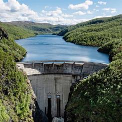 Photo of Altadammen/Alta Dam in Norway. Credit: Pixel & Co