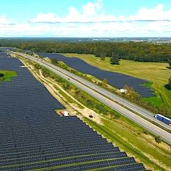 Solparken Kogel Leizen i Mecklenburg-Vorpommern, Tyskland. Foto av Vattenfall.