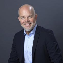 Jens Bäcker, chef för fastighetssegmentet inom Vattenfall Försäljning. Foto: Peter Knutson