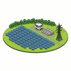 Illustration över energikällor. Illustration av: Alghozy / Unsplash