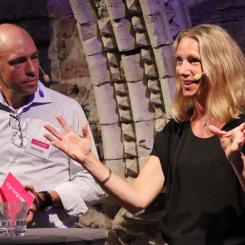 Åsa Pettersson och Hannes Borg, Foto: Arena Energi 2023
