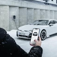 Alla elbilar drabbas av prestandaförlust under vintern. Foto: Audi