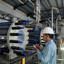 Reklambild av en elektrolysör från Sany. Foto: Sany