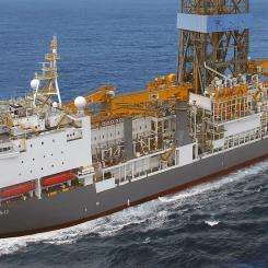 Borrfartyget Valaris DS-17 har inlett borrningen i Raia-projektet utanför Brasiliens kust. Foto: Valaris