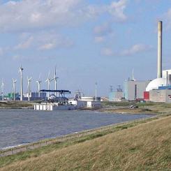 Borssele kärnkraftverk i Nederländerna.  Bild: Amentum)