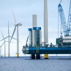 Ørsteds havsbaserade energianläggningar till havs. Foto: Ørsted