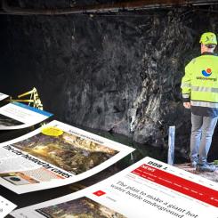 Medier världen över har rapporterat om Mälarenergis gigantiska underjordiska energilager för värme, som togs i drift under 2024. Pia Nordlander, BildN/fotomontage