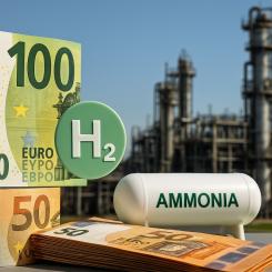 EU:s strikta krav gör även vätgasen dyrare. Illustration: AI-genererad bild. Ej ett fotografi.
Upphovsrätt © Conventus