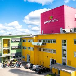 Skövde Energis fjärrvärmeverksamhet visade 2024 ett negativt rörelseresultat.  Pressbild: Skövde Energi