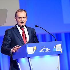 Polens premiärminister Donald Tusk anser att kärnkraft bör vara en del av EU:s energistrategi. Foto: Wikipedia Common Lic. Kredit: European Peoples Party