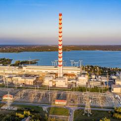 Elektrėnai-komplexet (tidigare Litauens värmekraftverk). Foto: Wikipedia Common, Kredit: Augustas Didžgalvis