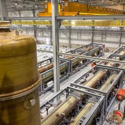 Elektrolysörer installeras vid Stegras anläggning för grönt stål i Boden
Foto: Stegra
