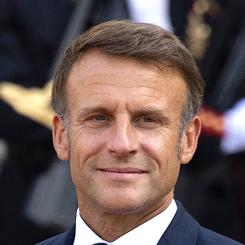 Frankrikes president Macron pekar ut Spaniens energimix som orsak till jätteavbrottet. Foto: Wikipedia Commons Lic. https://www.flickr.om-/ Kredit: Simon Dawson