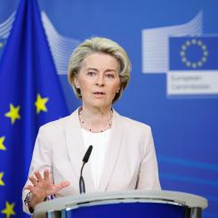 EU-kommissionens ordförande Ursula von der Leyen tog nyligen emot ett kritiskt brev från fem EU-länder. Foto: EU-kommissionen