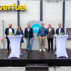 Stationen i Frankfurt är en viktig milstolpe i Everfuels ambition att göra vätgas tillgänglig för tunga mobilitetsflottor, inledningsvis i Tyskland, men med målet att expandera över hela Europa. Foto: Everfuel/ Sustainable Bus