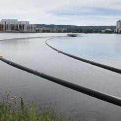 Jönköping Energi ska ersätta den befintliga sjöledningen i Munksjön. Pressbild: Jönköping Energi