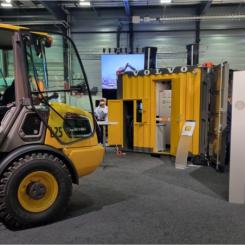 10 fots laddcontainer till Volvo Maskin AS med CCS2-gränssnitt och batteribuffert. Foto: Nordic Batteries