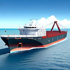 Enligt ULC-Energy kan kärnkraftsdrivna lastfartyg spela en central roll i en mer hållbar och effektiv global sjöfartsindustri. Arkivbild