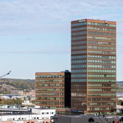 Bild på höghus. Pressbild: Göteborg Energi