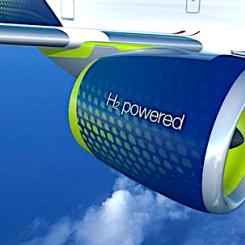 Inom civilflyget kan vätgas först användas för korta och medellånga rutter, där bränslebehoven är mindre. Foto: Airbus