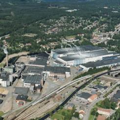Ett av de företagen som drabbades av höga elpriser är pappersbruket Hylte Paper i Halland, som i våras tvingades varsla sextio personer. Hylte paper producerar årligen cirka 240 000 ton pappersmassa. Foto: Hylte Bruk