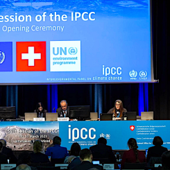Bild: IPCC konferens 2023. Foto: IPCC