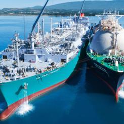 I väntan på bättre tider. Det ryska projektet anses vara avgörande för Rysslands ambitioner att utöka sin LNG-export. Foto: Japanska rederiet Mitsui OSK Lines