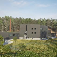 Solör Bioenergi planerar att bygga en ny fjärrvärmeanläggning i Ale kommun. Pressbild: Solör Bioenergi