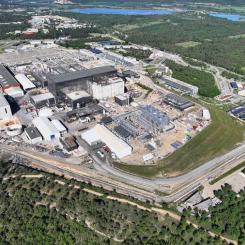 ITER:s anläggning för fusionsenergi i södra Frankrike. Foto: ITER