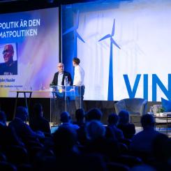 John Hassler på VIND2023 den 18 oktober. Foto: Joakim Ström