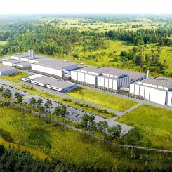 Fabriken blir den första i Finland som producerar NMC-baserat katodaktivt material. Målet är att möta efterfrågan från europeiska batterifabriker. Foto: Easpring Finland New Materials Oy