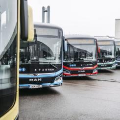 Elbussar från MAN i trafik för ÖBB Postbus i Vorarlberg. Foto: ÖBB Postbus