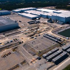Northvolt Ett i juli 2023 i Skellefteå. Foto: Wikipedia Common, kredit: Spisen