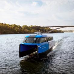 Driftstarten med Candela P-12 ’Nova’ är planerad till sommaren 2026. ’Nova’ gick tidigare i trafik på Ekerö.
 Foto: Waxholmsbolaget