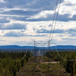 Bakgrunden till projektet är den tekniska livslängden på den befintliga ledningen samt regionens starka tillväxt och behov av ökad elkapacitet. Foto: Alexander Farnsworth