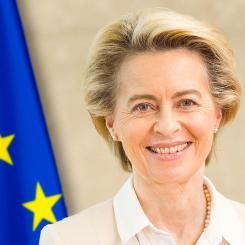 – Vi kommer att utnyttja Europas stora potential för förnybar energi och föra den till våra industrier för att underlätta deras omställning. Detta kan sänka priserna för hållbara material som stål, cement och plast, men även för andra svårdekarboniserade sektorer som gödselmedel och glas, förklarade von der Leyen. Foto: Europeiska Kommissionen.