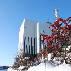 Oskarshamn, vinter bild. Pressbild: OKG AB