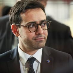 Stéphane Séjourné, verkställande vice ordförande för Europeiska kommissionen med ansvar för välstånd och industriell strategi, slog fast att erkännandet av kärnkraft som en lågkoldioxidenergikälla är en fråga om EU:s suveränitet. Foto: EU, kredit: Thomas Padilla