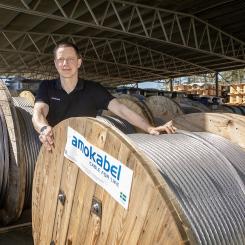Peter Eriksson, vd för Amo Kraftkabel AB. Pressbild: Amokabel