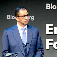 COP28- mötets ordförande Sultan Ahmed al-Jaber, Foto: Wikipedia, kredit: Bloomberg