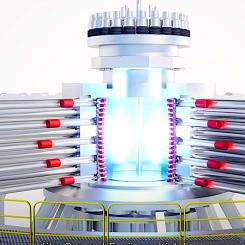 General Fusions design kommer att använda deuterium-tritiumbränsle i sin kommersiella kraftanläggning. Bild: General Fusions