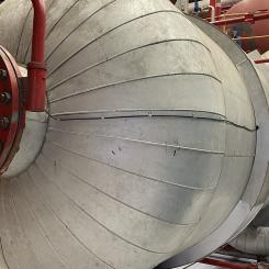 Värmepump 1 (VP1), som inom en snar framtid ersätts, i Göteborg Energis anläggning Rya på Hisingen. Foto: Göteborg Energi